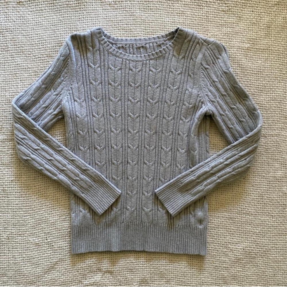 Grey Knit Sweater